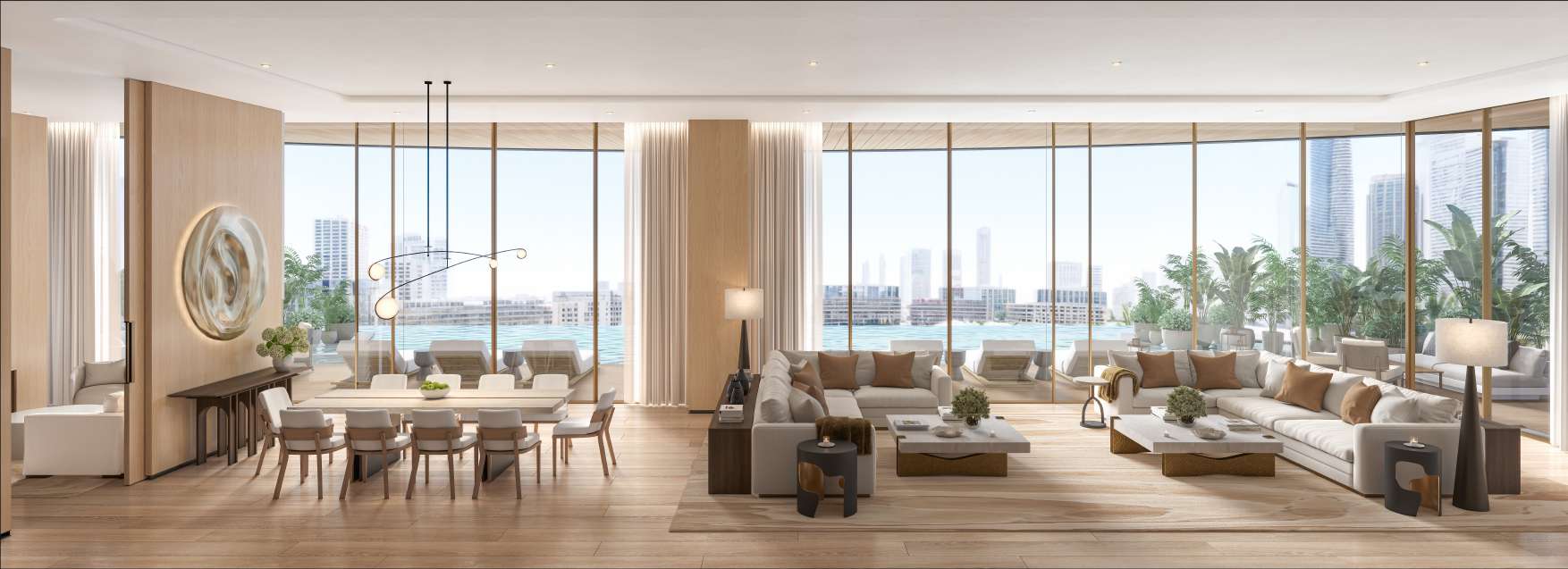 Living Area with Balcony